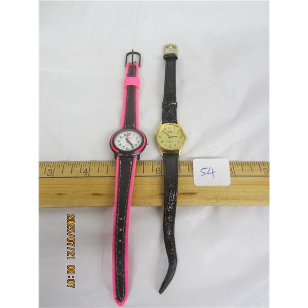 Lot of 2 Vintage Wrist Watches