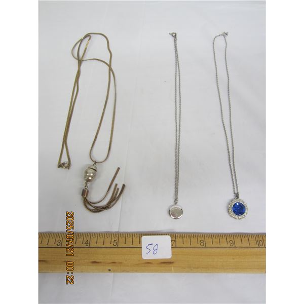 Lot of 3 Chains with Pendants