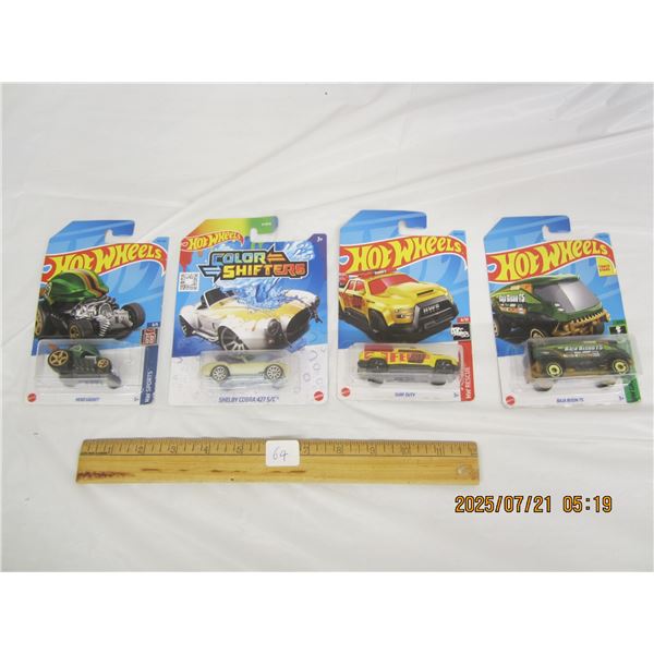 4 Vintage Hot Wheels  Sealed in Packages