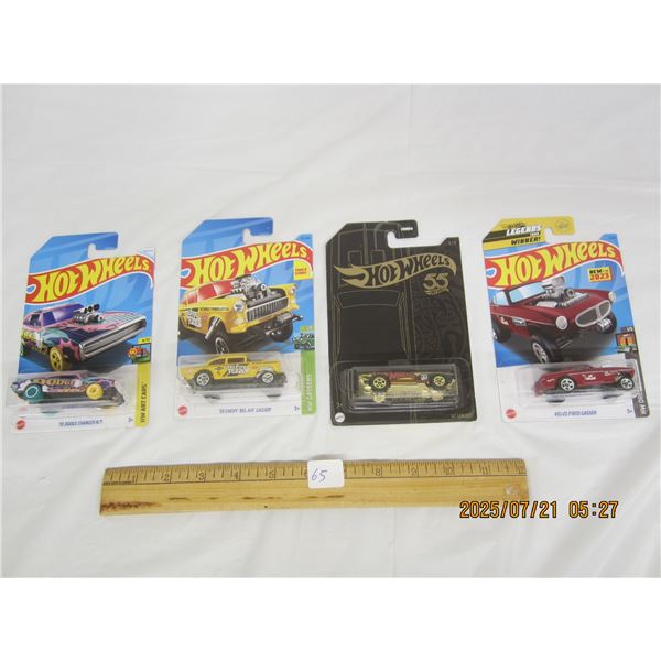 4 Vintage Hot Wheels Sealed in Packages