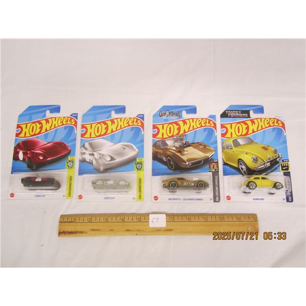 4 Vintage Hot Wheels Sealed in Packages