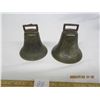 Image 1 : Lot of 2 Brass Horse Bells