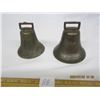 Image 2 : Lot of 2 Brass Horse Bells