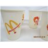 Image 4 : Lot of 12 1980's McDonalds Waxed Curtesy Cups