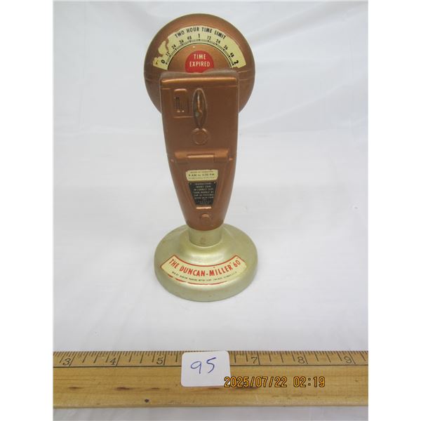 Rare Duncan Miller C. Parking Meter Advertising Item - made of Metal - Paper Weight