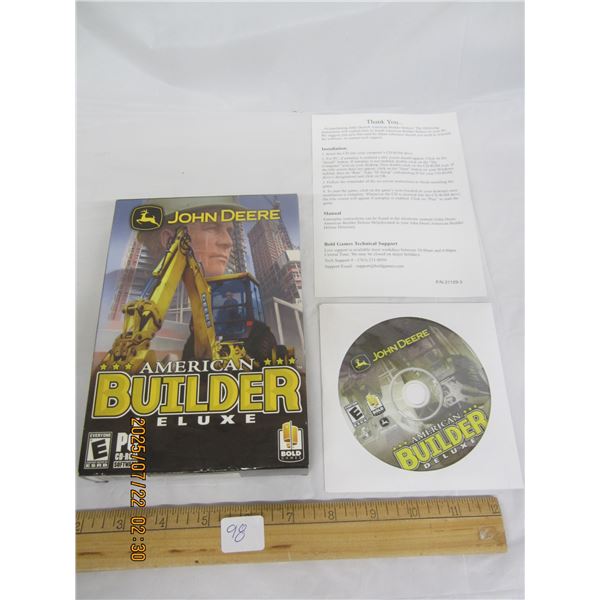 John Deere American?Builder Deluxe CD Rom Game