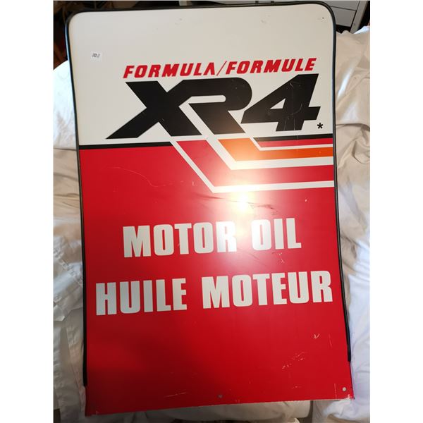 XR4 Motor oil sign