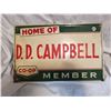 Image 1 : Old co-op member sign 17"x11"