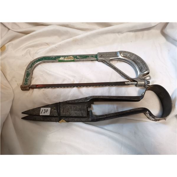 Two antique british made tools, rogers, eclipse