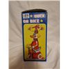Image 1 : Tin mechanical duck on bike toy
