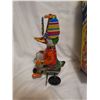 Image 3 : Tin mechanical duck on bike toy