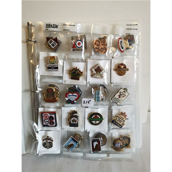 Lot of 40 curling pins