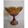 Image 2 : Vintage indiana carnival glass on pedestal 8.5x8.5 high