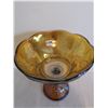 Image 3 : Vintage indiana carnival glass on pedestal 8.5x8.5 high