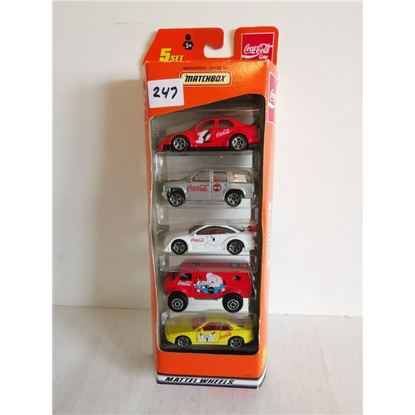 Matchbox coca cola cars