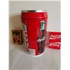 Image 5 : Coca-cola can coin bank 8" tall 2 decks of cards