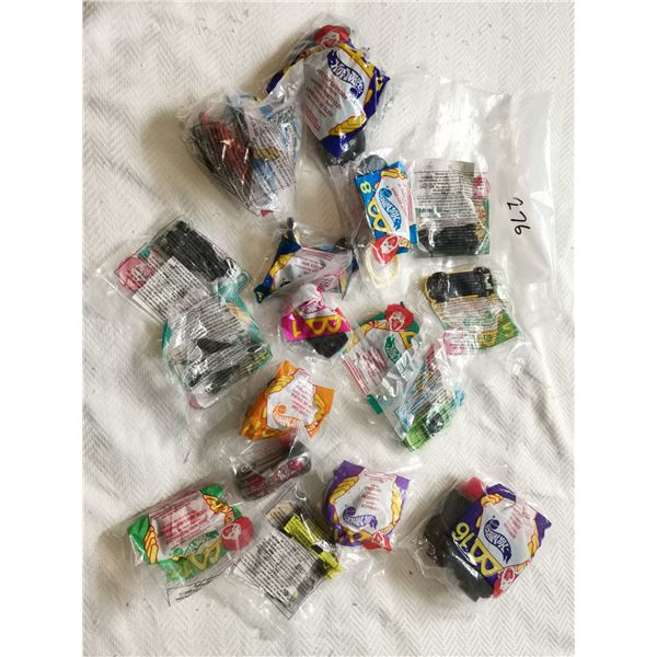 Lot of mcdonalds hot wheels cars and toys
