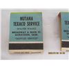 Image 2 : 3 Vintage Advertising Match Books From the Nutana Texaco Service Center Broadway Saskatoon 1960's
