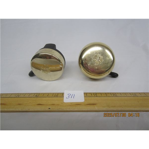 Lot of  2 Vintage New Old Stock Bicycle Bells made in Germany