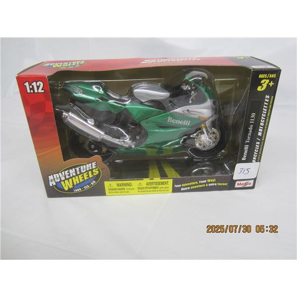 Adventure Wheels Benelli 1130 Die Cast Motorcycle