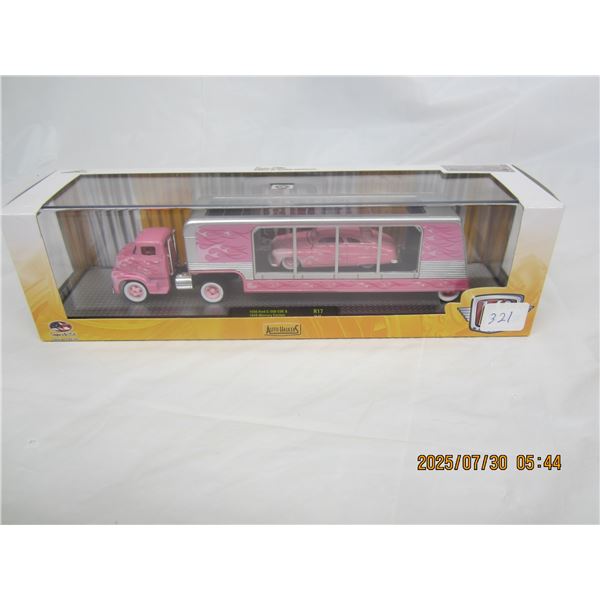 M2 Machines 1956 Ford  COE Costume Semi and a 1949 Mercury Car