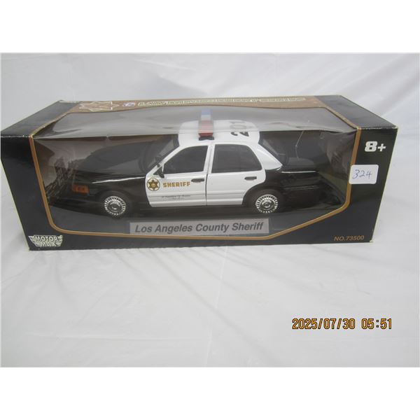 Motor May Los Angeles County Sherriff Car Die Cast