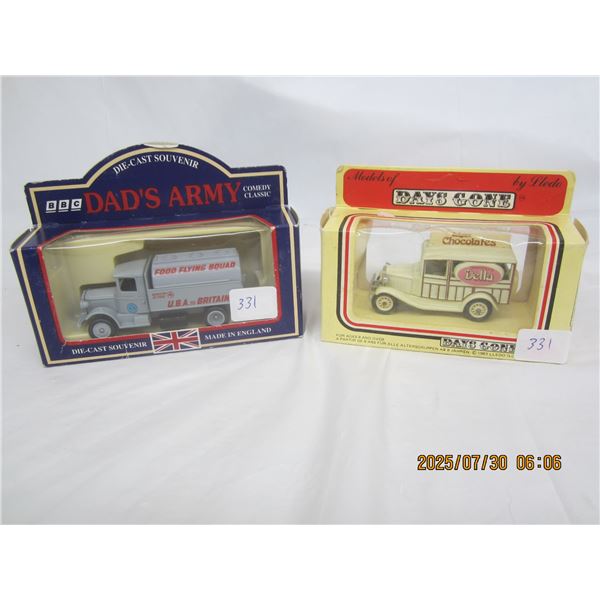 Dads Army and Days Gone By Die Cast Trucks