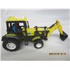 Image 2 : Lot of 2 Toy Tractors Loader and Tractor with Backhoe on the Front