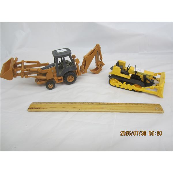Case Backhoe and Jaco Track 234C Tractor Toys