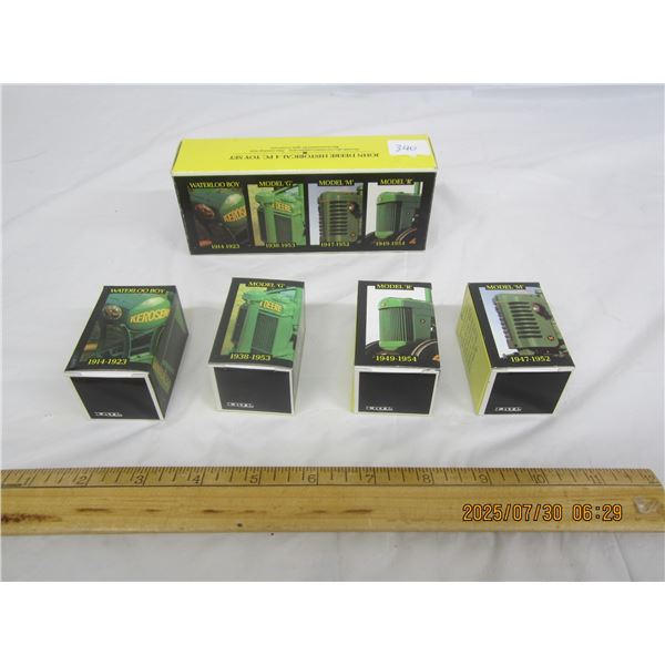 Ertl John Deere Historical Tractor Set 4 Tractors Unopened