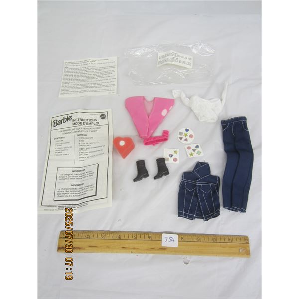 Barbie Color Change Outfit Vintage Item