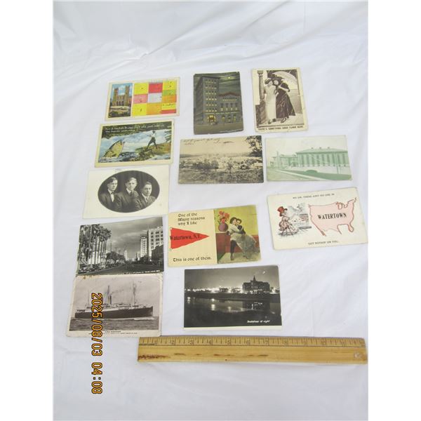 Lot of 12 Antique Postcards