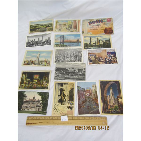 Lot of 15 Antique Postcards