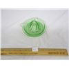 Image 1 : Antique Uranium Glass Juicer Glows Green