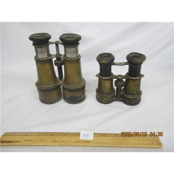 Pair of WW1 Era Brass Binoculars