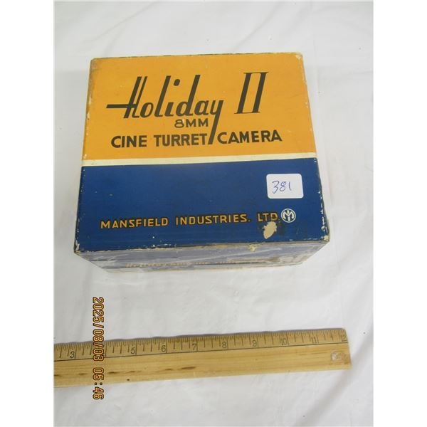 Holiday 2 8mm Movie Camera with Box