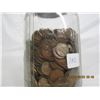 Image 2 : Nabob Coffee Jar Full of Unsorted Pennies from 1940's to Present