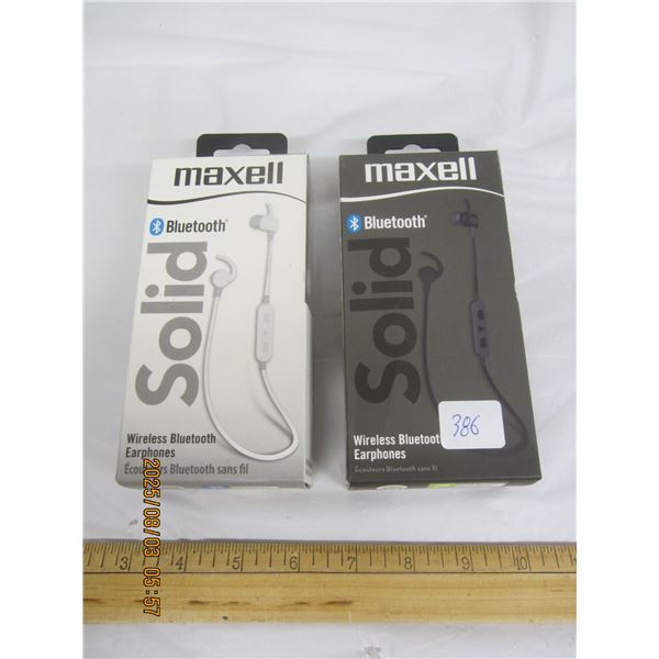 Pair of Maxell Bluetooth Wireless Earphones in Box