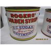 Image 2 : 3 Vintage Cans 2 Rogers Syrup and 1 Burns Lard Can