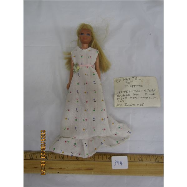 1967 Mattle Skipper Twist and Turn Doll