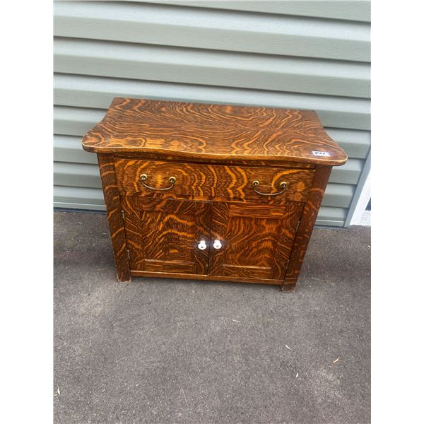 Wash stand, Oak finish - 27W x 15D x 21H - 1920's