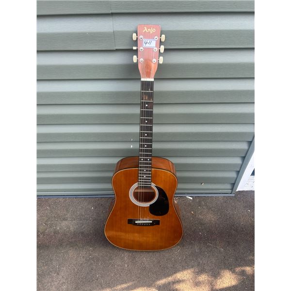 Guitar ANJO-6 string - 1 missing