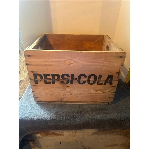 Pepsi pop bottle crate-rose beverages