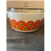 Image 2 : Pyrex bowl +lid - 9" across - art deco