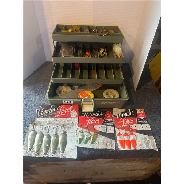 Tackle box c/w contents