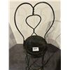 Image 2 : Childs/doll wrought iron chair 23"high