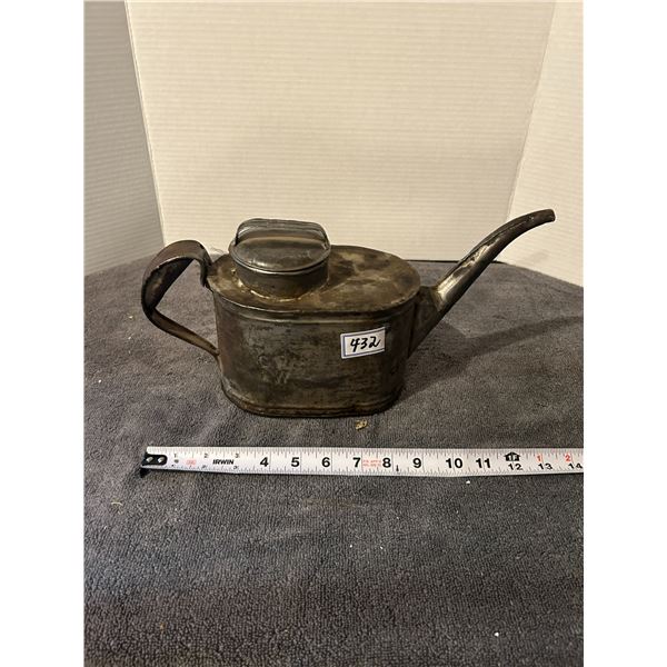 CPR oil can - stamped