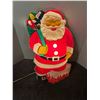 Image 1 : Vintage light up santa 28" tall