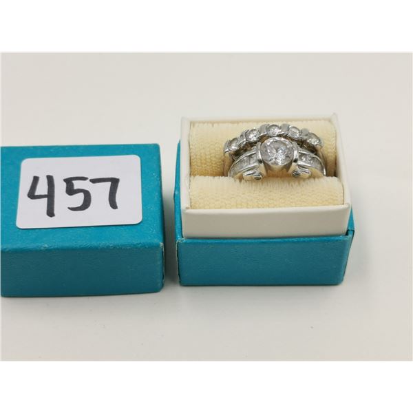 Two sterling silver rings