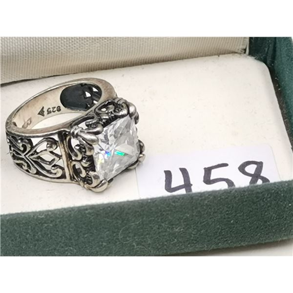 Vintage looking sterling silver ring